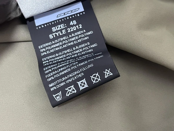 Rrd Roberto Ricci Designs Jkt Summer Hybrid Duck Hood Ceket 48 Beden 22012 - Resim 7