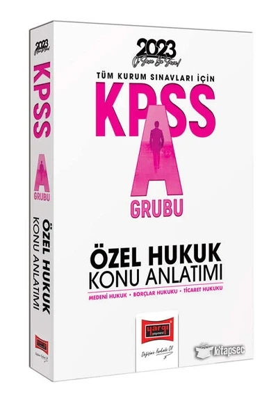 Yargı 2023 Kpss A Grubu Özel Hukuk Konu Anlatım ürün görseli 1