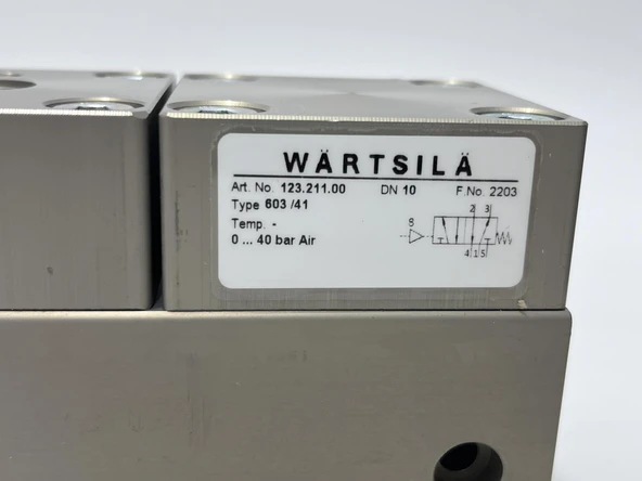 Seitz 123.211.00 603/41 Model 5/2 Yönlü Pnömatik Valf  DN10  0–40 Bar - Resim 6