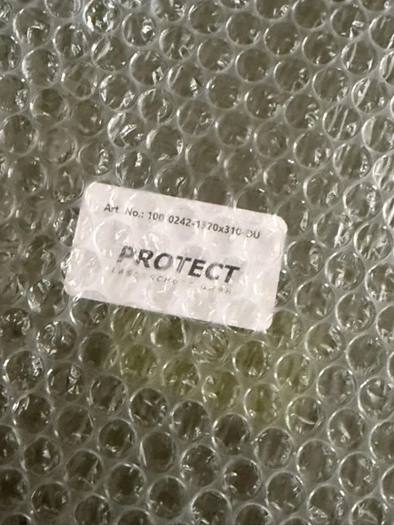 Protect Laserschutz 100-K0242-3 Lazer Koruma Penceresi 1370x310mm - Resim 2