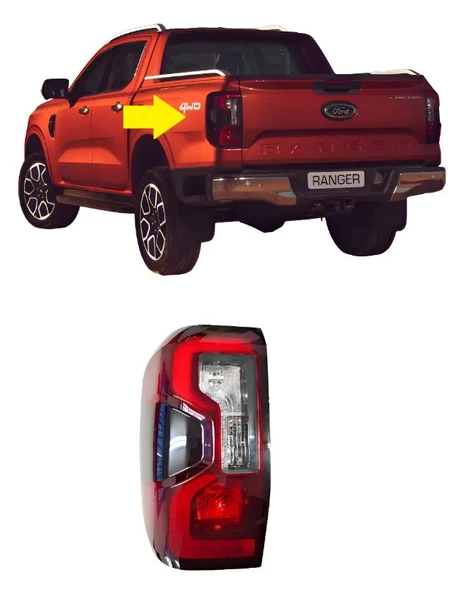Ford Ranger Sol Arka Stop Lambası 2023-2025 N1WB-13405-CH ürün görseli 1