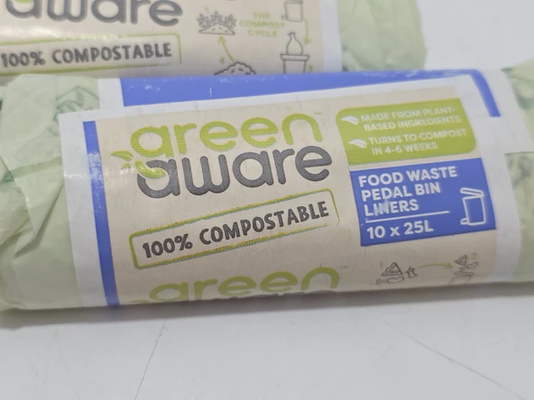 GreenAware Kompostlanabilir Poşet 25L (20 Adet) - Resim 4