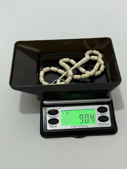 Kesme Fildişi Tesbih 9,02 Gram - Koleksiyonluk Fil Dişi Tespih - Resim 10