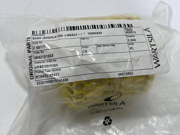 Wartsila Sulzer RTA62U Dizel Makine Burç 70x60x32 (2 Adet) - Resim 3