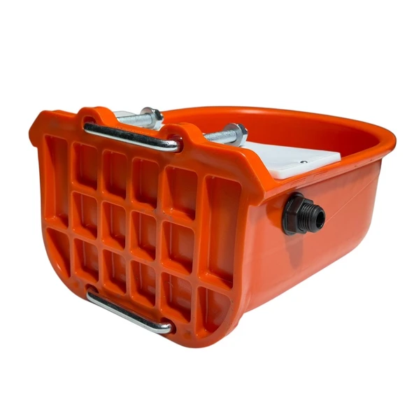 Otomatik Şamandıralı Orjinal Hammadde 5 Litre Hayvan Suluğu-2 Adet-Turuncu - Resim 3