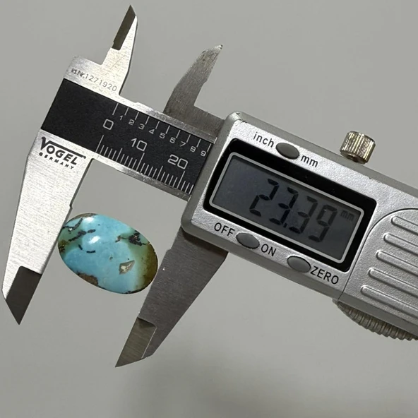 Doğal İran Nişabur Firuze (Turkuaz) Taşı 17 Karat - 3,38 Gram - Resim 4