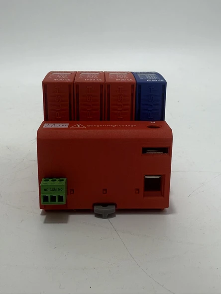 Spd Aşırı Gerilim Koruyucu Trifaze Parafudr 385V 40kA 4P - Resim 7