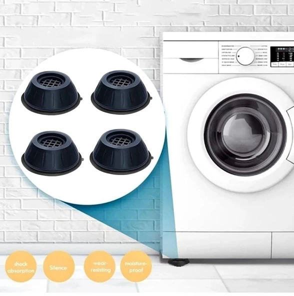 Çamaşır makinesi sabitleyici titreşim önleyici 4lü ayak - Resim 4
