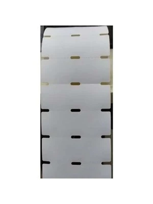 Ermet 38x100 Çentikli Delikli Karton Raf Etiketi 350"li (yatay) ürün görseli 1