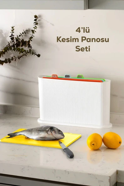 4lü kesim panosu seti - Resim 4