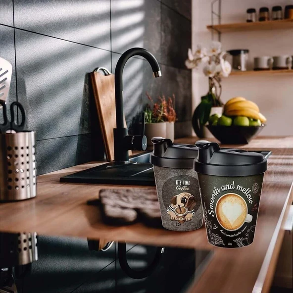 Kahve Bardağı - Termoslu 400ml - 13,5 oz ürün görseli