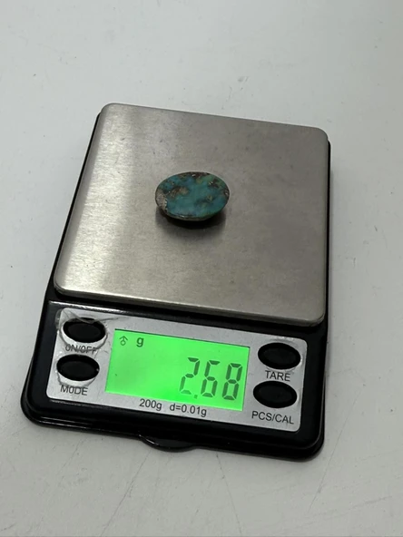 Doğal İran Nişabur Firuze (Turkuaz) Taşı 13,4 Karat - 2,66 Gram - Resim 5