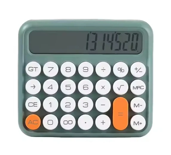 pilelistore ZR741 Jn-800 Junno Yeşil Hesap Makinesi ürün görseli 1