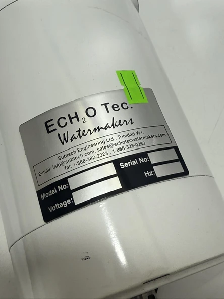 ECHOTec. Watermakers Deniz Suyu Arıtma Sistemi Motoru 24V 570 rpm - Resim 4