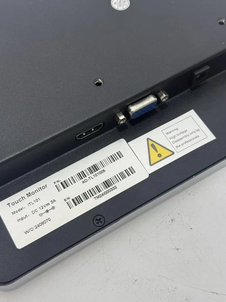 ITL101 Endüstriyel Dokunmatik Monitör 10,1inç - Resim 3