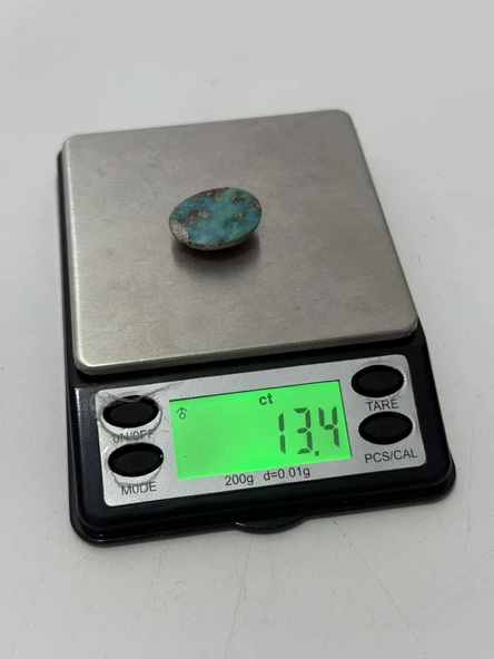 Doğal İran Nişabur Firuze (Turkuaz) Taşı 13,4 Karat - 2,66 Gram - Resim 6