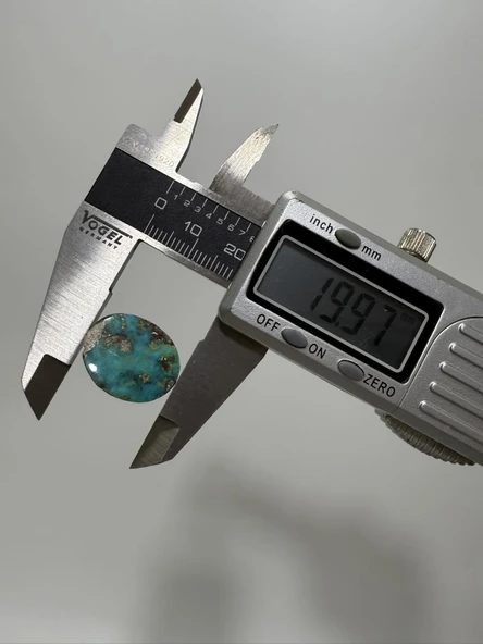 Doğal İran Nişabur Firuze (Turkuaz) Taşı 13,4 Karat - 2,66 Gram - Resim 4