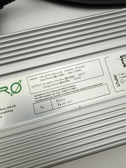 Mars Hydro Bitki Yetiştime Işığı Güç Kaynağı 1000W MH-1000MA-56BH - Resim 4