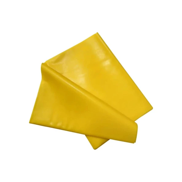 pilelistore Sarı Pilates Lastiği Kolay Direnç Pilates 120 CM*15 CM*0.25 MM ürün görseli