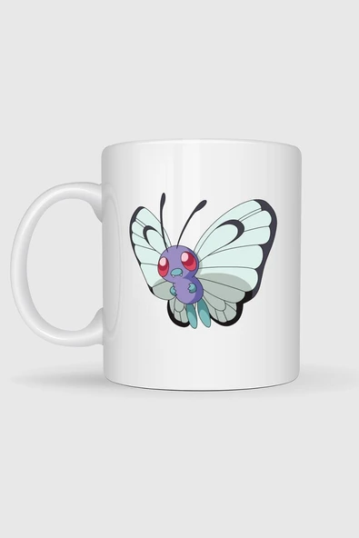 Butterfly Baskılı Kupa Bardak - Resim 2