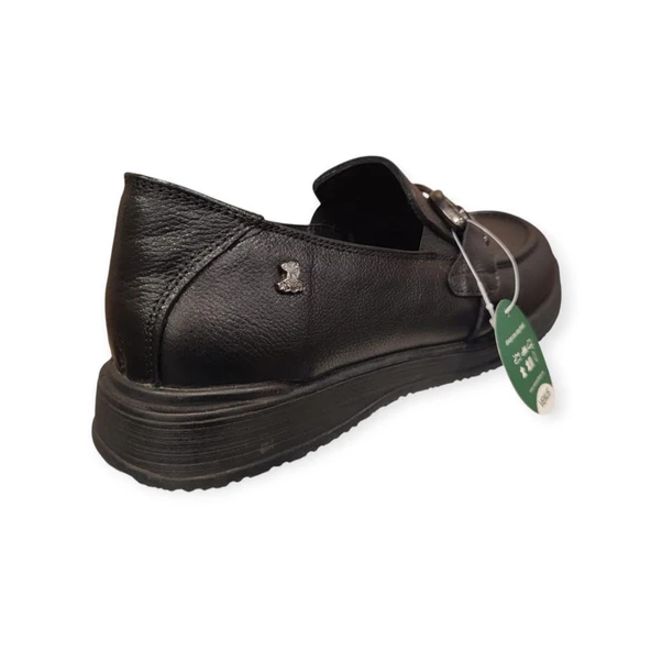 VENÜS 1901782K TOKALI YUMUŞAK LOAFER DERİ KADIN AYAKKABI - Resim 4