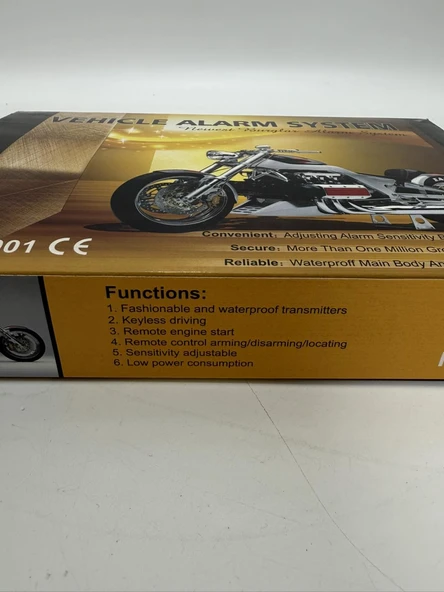 Motosiklet Alarm ve Uzaktan Çalıştırma Kiti - Resim 7