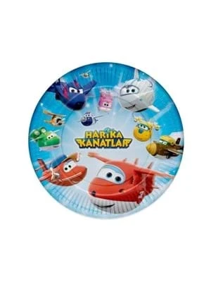 Nedi 23 Cm Karton Tabak Lisanslı 8 Li Harika Kanatlar 86510 ürün görseli 1