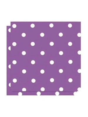 Nedi Peçete 20 Li Puantiyeli Mor 5911pu ürün görseli 1
