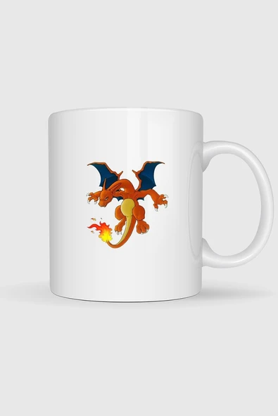 Charizard Baskılı Kupa Bardak ürün görseli