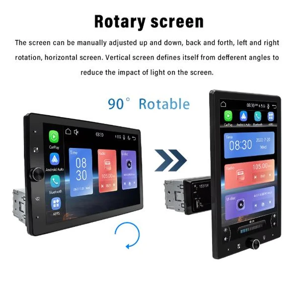 1531C 10'' Döndürelebilir Ekran Multimedya Teyp - Resim 2