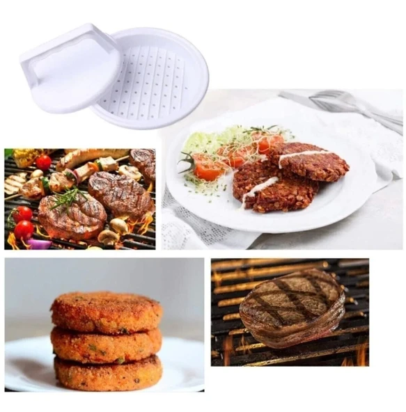 Plastik hamburger&köfte şekillendirici - Resim 3