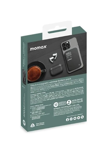 Momax Q Mag X1 MagSafe Powerbank 10000 mAh - Resim 2