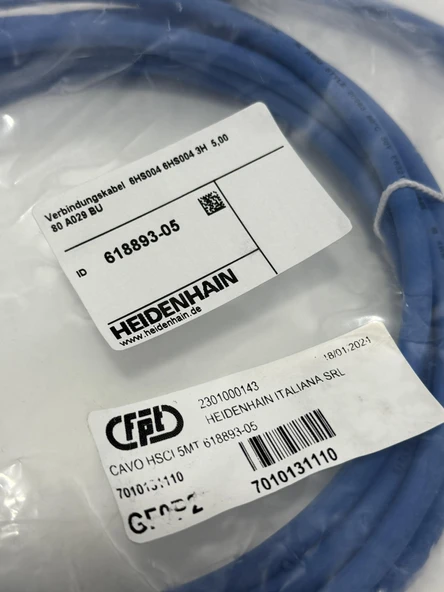Heidenhain 618893 HSCI Kablo 5 Metre - Resim 3