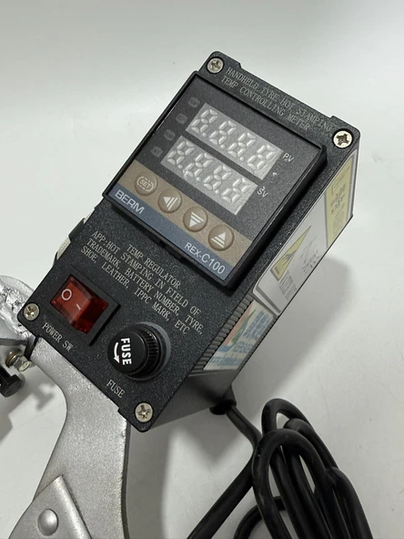 El Tipi Kauçuk Lastik Isı Damga Cihazı - Resim 3