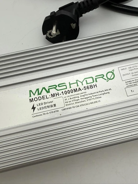 Mars Hydro Bitki Yetiştime Işığı Güç Kaynağı 1000W MH-1000MA-56BH - Resim 3