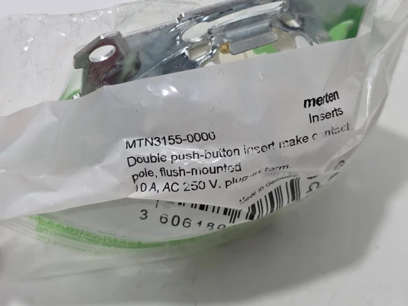 Schneider MTN3155-0000 Komütatör Liht Butonu - Resim 3