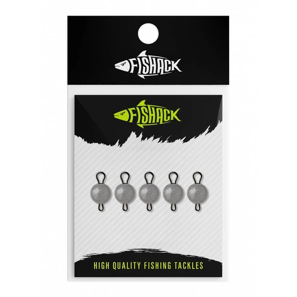 Mafsallı Kurşun - Hareketli İğne Kurşunu - Fishack - 5 Gram - 5'li Paket - Resim 3