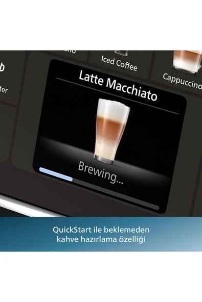 4400 Serisi LatteGo Tam Otomatik Espresso Makinesi, 12 Sıcak ve Soğuk İçecek, QuickStart, EP4446/70 - Resim 8