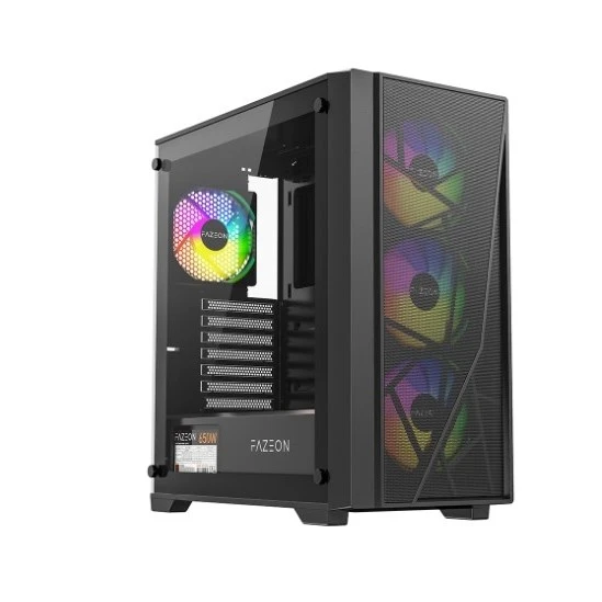FAZEON 650W 80+ BRONZE F12 F12A650BBM Gaming Mid-Tower PC Kasası ürün görseli
