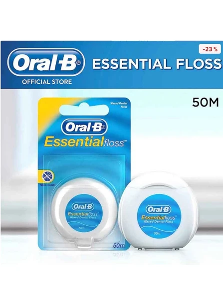 Oral-B Mumsuz Diş İpi Essential Floss 50 m ürün görseli 1