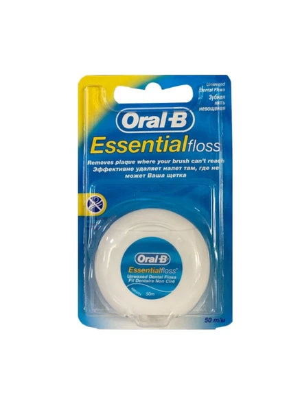 Oral-B Mumsuz Diş İpi Essential Floss 50 m - Resim 2