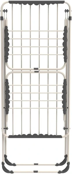 Doğrular Perilla Vinela Kanatlı Kalın Borulu Çamaşır Kurutmalığı Mat Beyaz KMU17038-1 - Resim 2