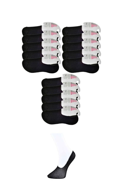 Siyah Kadın Babet Çorap 15 çift ürün görseli