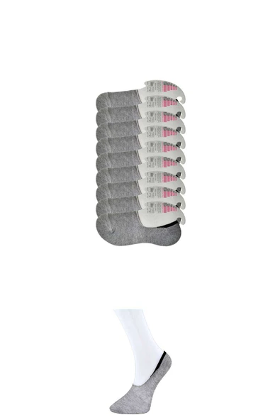 Gri Kadın Babet Çorap 9 çift ürün görseli