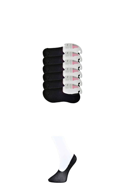 Siyah Kadın Babet Çorap 6 çift ürün görseli