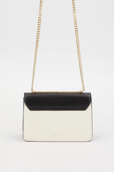 Siyah Kabartma Desen Omuz Çantası-930250 - Resim 2