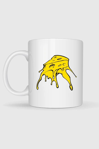 Nachos İsviçre Peyniri Çedar Sosu Baskılı Kupa Bardak - Resim 2