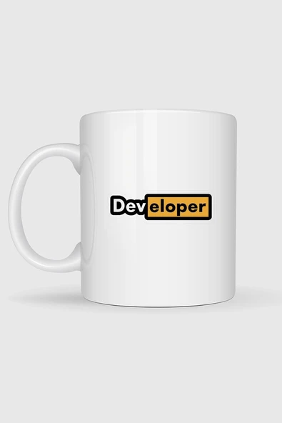 Developer Yazılımcı Baskılı Kupa Bardak - Resim 2