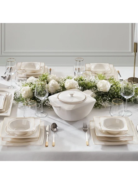 Schafer Glamor Pure Yemek Takımı 60 Parça Gold Gld01 ürün görseli