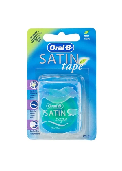 Oral-B Diş İpi Satin Tape 25 m ürün görseli 1